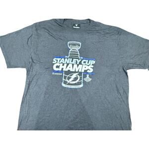 Vintage Tees - NHL Tampa Bay Lightning 2020 Stanley Cup Champ Graphic Tee*SZ 2XL